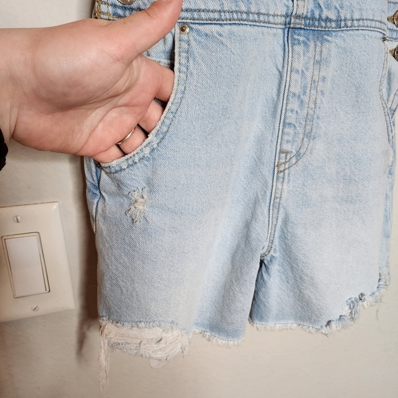 Zara kids denim shortalls short overalls. Size 9 (134 cm) - Picture 11 of 16